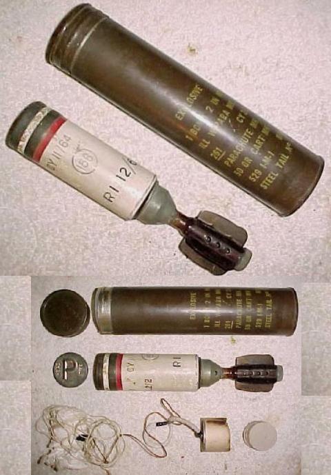 British 2" Illuminating Mortar Bomb - Click Image to Close